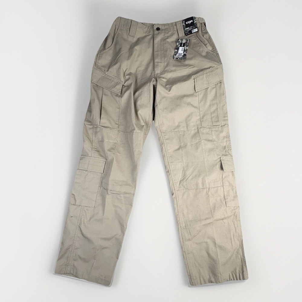 CQR Gear Black Tactical Pants Men's 2XL Long Duratex Fabric UAP02 36x32 NEW NWT